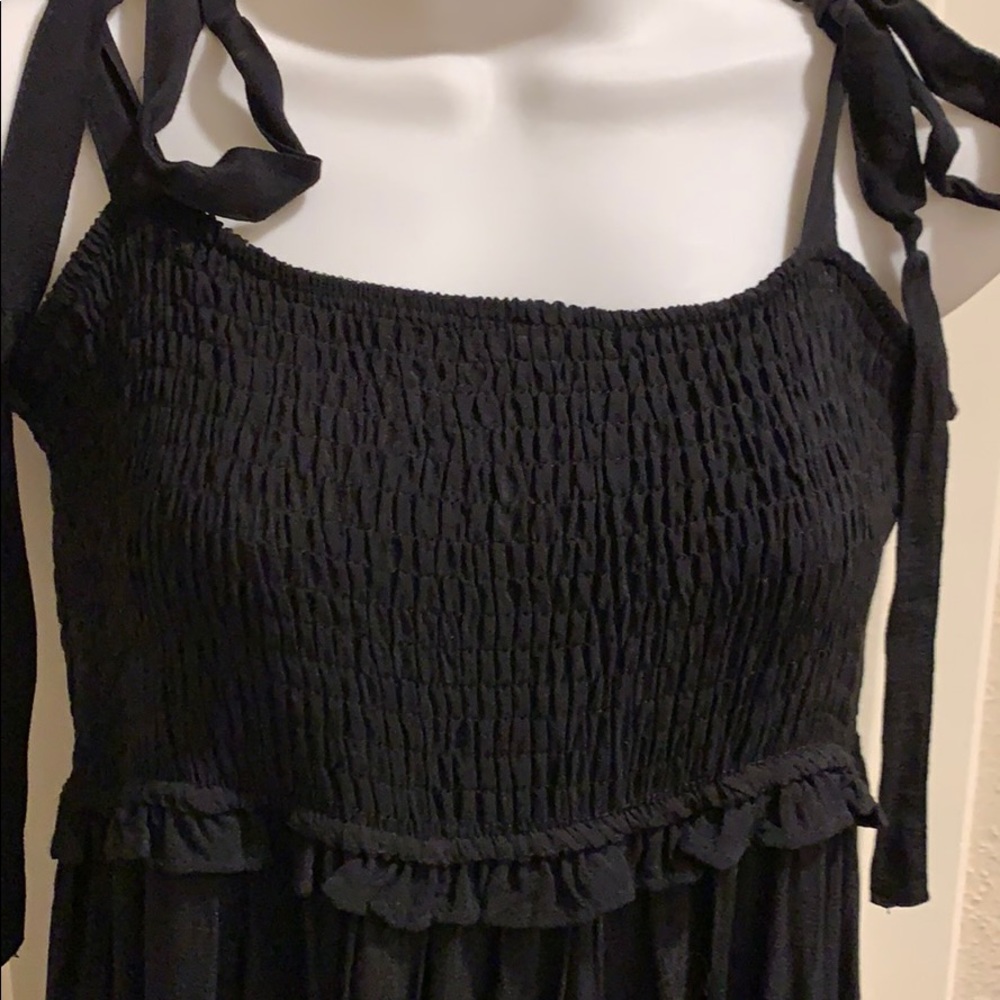 Zara long black sundress